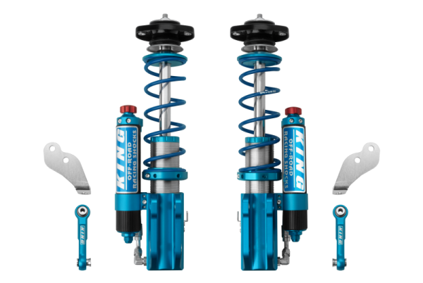 King Shocks - King Shocks 19-24 Mercedes-Benz Sprinter 2500 2WD Front 2.5 Piggy Hose Reservoir Shock w/ Adj. Kit 25001-320A