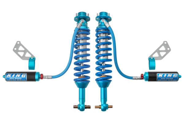 King Shocks - King Shocks 2021 Ford Bronco Front 2.5 Dia Remote Reservoir Shock w/Adjuster (Pair) 25001-392A