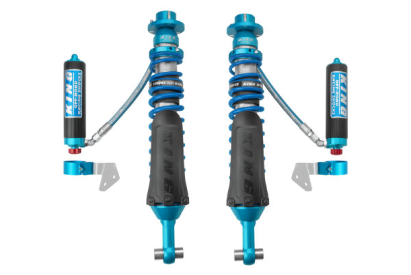King Shocks - King Shocks 2021 Ford Bronco Rear 2.5 Dia Remote Reservoir Shock w/Adjusters (Pair) 25001-393A