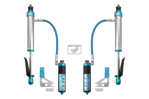 King Shocks - King Shocks 2022+ Toyota Tundra Rear 2.5 Dia Remote Reservoir Coilover & Adjuster (Pair) 25001-397A