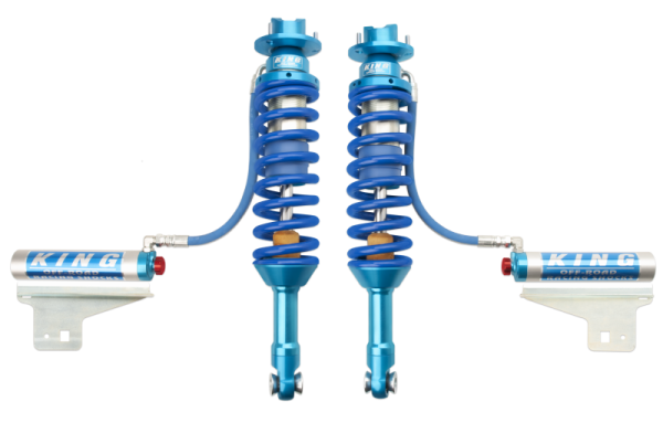 King Shocks - King Shocks 10-14 Ford F150 Raptor 4WD Front 3.0 Dia Remote Reservoir Coilover w/Adjuster (Pair) 30001-407