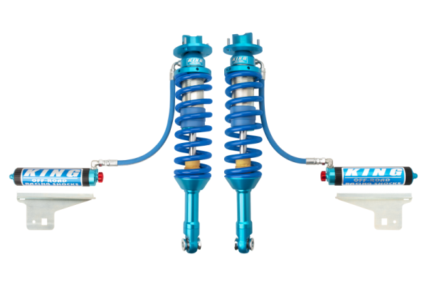 King Shocks - King Shocks 10-14 Ford F150 Raptor 4WD Front 3.0 Dia Remote Reservoir Coilover w/Adjuster (Pair) 30001-407F