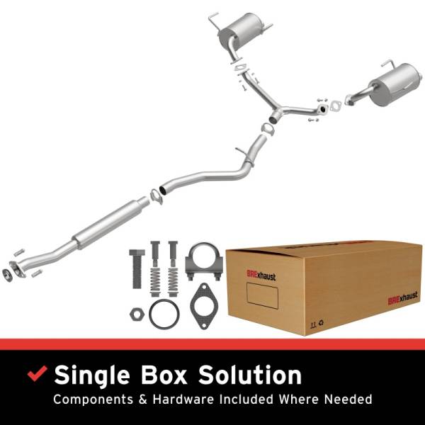 Magnaflow - MagnaFlow BRE Exhaust Kit 09-13 Subaru Forester Impreza 2.5L 106-0133