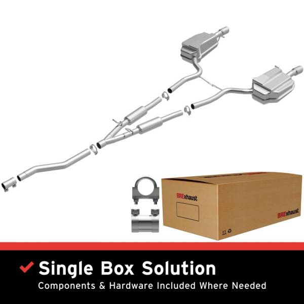 Magnaflow - MagnaFlow BRE Exhaust Kit 05-09 Audi A4 2.0L 106-0169