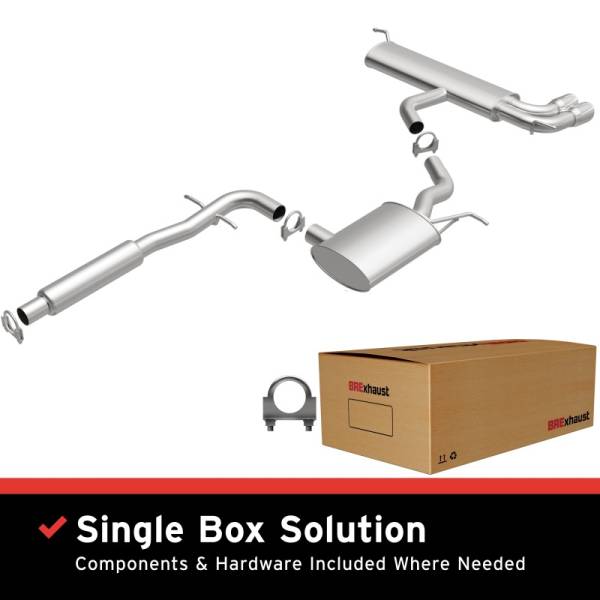 Magnaflow - MagnaFlow BRE Exhaust Kit 06-14 VW Rabbit Golf 2.5L 106-0554