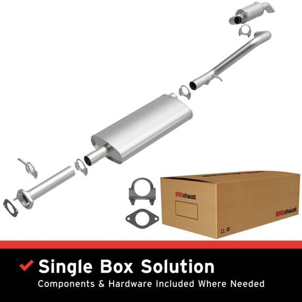 Magnaflow - MagnaFlow BRE Exhaust Kit 02-09 Envoy Bravada Trailblazer Rainier Envoy XUV XL Trailblazer EXT 106-0738