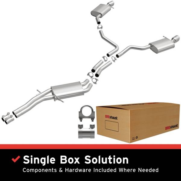 Magnaflow - BRExhaust 12-15 Audi A6 Quattro A7 Quattro 3L Exhaust Kit 106-0924