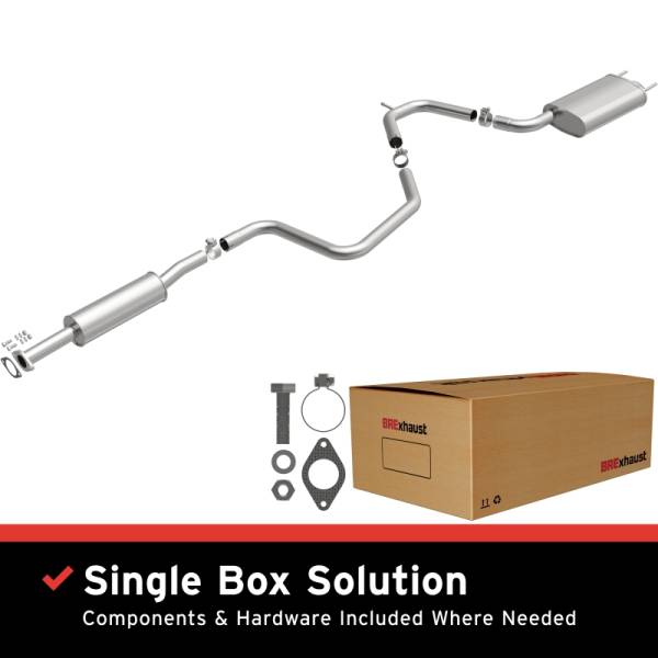 Magnaflow - BRExhaust 16-24 Chevrolet Malibu 1.5L Direct-Fit Replacement Exhaust System 106-0948