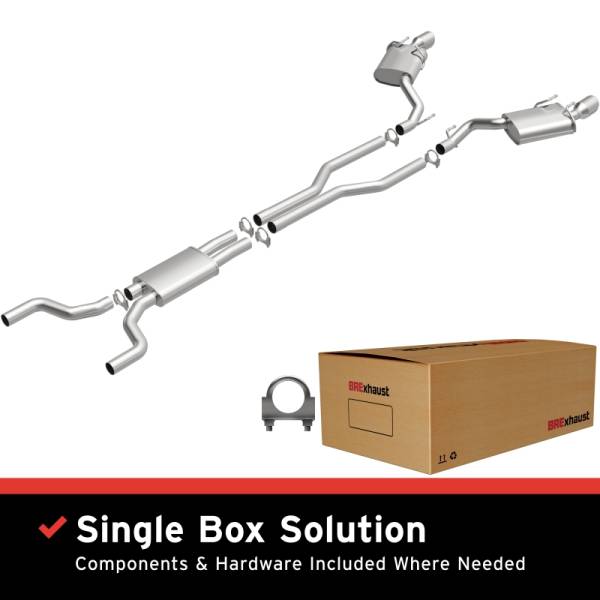 Magnaflow - BRExhaust 10-13 Chevrolet Camaro 6.2L Direct-Fit Replacement Exhaust System 106-0986