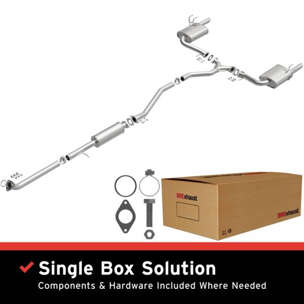 Magnaflow - BRExhaust 16-21 Honda Civic 1.5L Direct-Fit Replacement Exhaust System 106-0999