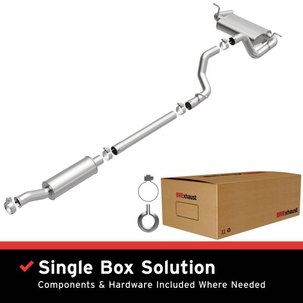 Magnaflow - BRExhaust 18-24 Jeep Wrangler 3.6L Direct-Fit Replacement Exhaust System 106-1022