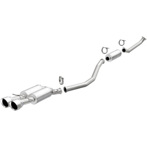 Magnaflow - MagnaFlow 2017+ Honda Civic 1.5L 409 SS Single Exit Polished 4.5in Dual Tips Cat-Back Exhaust 19394