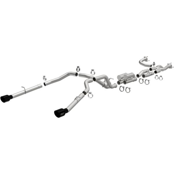 Magnaflow - MagnaFlow 2025 Ram 1500 RHO SPEQ Series Black Chrome Cat-Back Performance Exhaust System 19704
