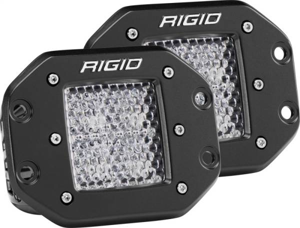 RIGID Industries - Rigid Industries Dually - Flush Mount - 60 Deg. Lens - Set of 2 212513