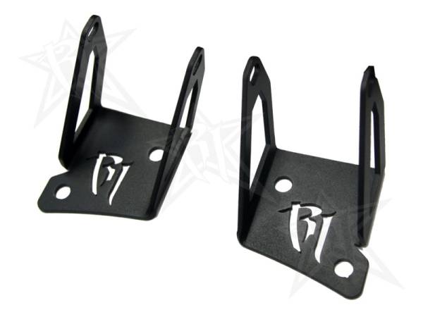 RIGID Industries - Rigid Industries Jeep JK - A-Pillar Mount Kit - Mounts set of Dually/D2 40331