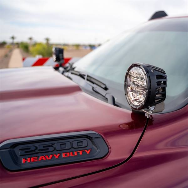 RIGID Industries - Rigid Industries 2019+ Dodge Ram 2500/3500 A-Pillar LED Light Mounts 46719