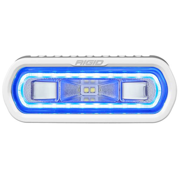 RIGID Industries - Rigid Industries SR-L Series Marine LED Flood/Spreader w/ Blue Halo - Universal 51101