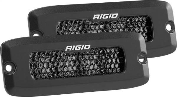 RIGID Industries - Rigid Industries SR-Q Series PRO Midnight Edition - Spot - Diffused - Pair 925513BLK
