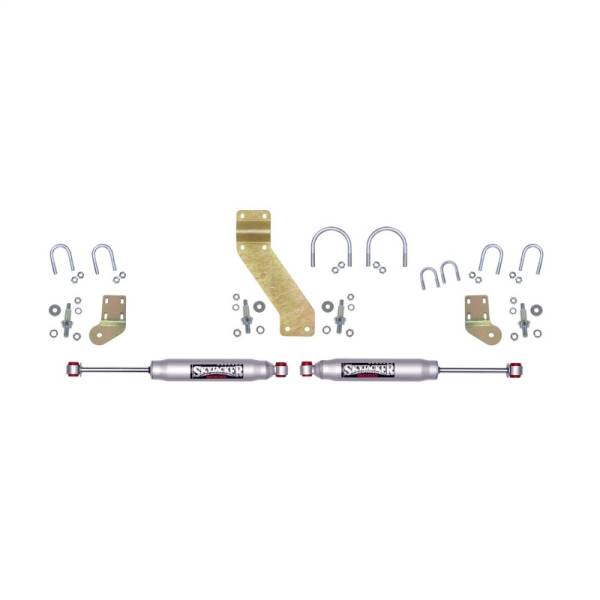 Skyjacker - Skyjacker 66-77 Ford Bronco 4WD 9000 Dual Stabilizer Kit w/ Silver Cylinders 9266
