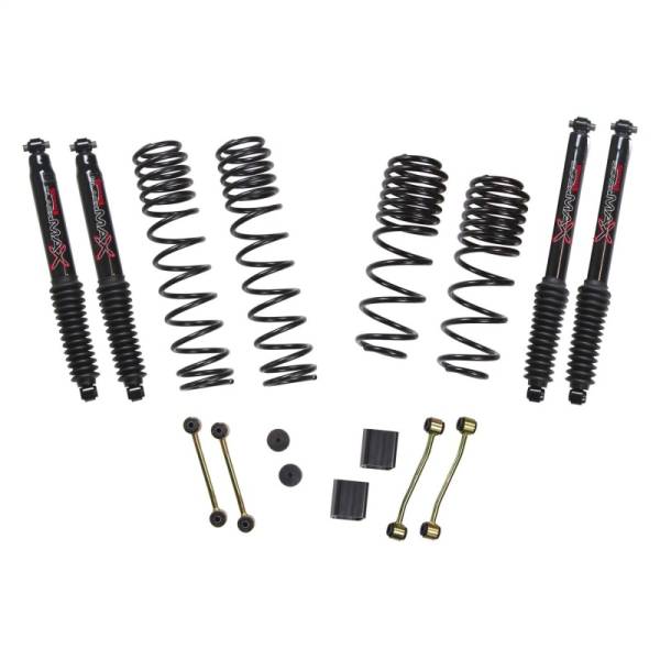 Skyjacker - Skyjacker 21-23 Jeep Wrangler 4XE (JL) 4 Door Long Travel 2.5in Coil System w/ Black MAX Shocks JL25EBPBLT