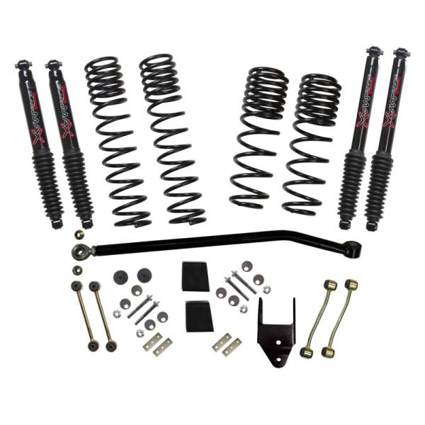 Skyjacker - Skyjacker 21-23 Jeep Wrangler JL Rubicon 4XE 4 Dr LT 3.75in Coil Sys w/ Black MAX Shocks JL37ERBPBLT