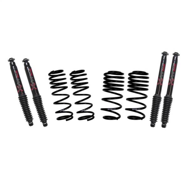 Skyjacker - Skyjacker 21-24 Jeep Wrangler Non-Rubicon JL 4XE 2in-2.5in Susp. Lowering Kit w/ Black MAX Shocks LOWJL025EPB