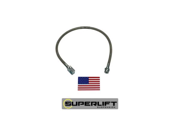 Superlift - Superlift 83-97 Ford Ranger/Bronco II w/ 4-6in Lift Kit (Single) Bullet Proof Brake Hose 91220