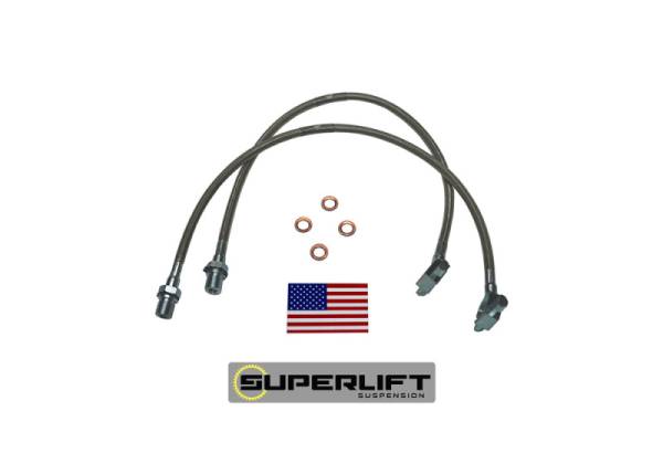 Superlift - Superlift 71-78 GM Pickup/Blazer/Suburban w/ 4-6in Lift Kit (Pair) Bullet Proof Brake Hoses 91340