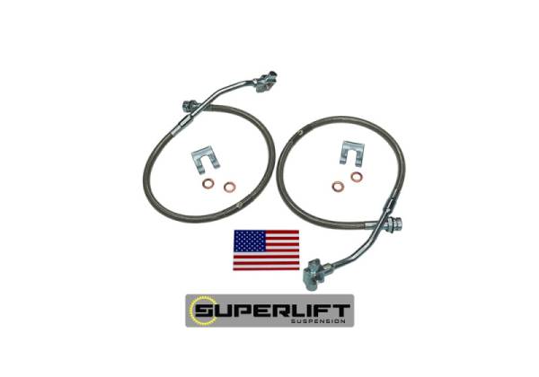 Superlift - Superlift 79-86 GM Pickup/Blazer/Suburban w/ 4-6in Lift Kit (Pair) Bullet Proof Brake Hoses 91350