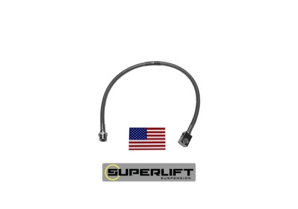 Superlift - Superlift 77-86 Jeep CJ w/ 2-4in Lift Kit (Single) Bullet Proof Brake Hose 91405
