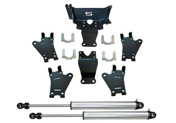 Superlift - Superlift 17-24 Ford F450/F550 Super Duty 4WD Dual Steering Stabilizer Kit w/Radflo Cylinders 92765