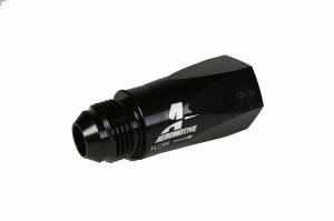 Aeromotive Fuel System In-Line Full Flow Check Valve (Male -10 AN inlet, Female -10 AN outlet) 15107