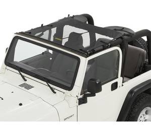 Bestop Sun Bikini Top - Jeep 1997-2006 Wrangler; Targa style 52403-11