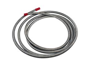 Aeromotive Fuel System Hose, Fuel, Stainless Steel Braided, AN-06 x 12' 15703