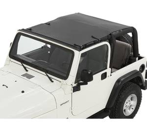 Bestop Sun Bikini Top - Jeep 1997-2006 Wrangler (except Unlimited); Safari style 52404-35