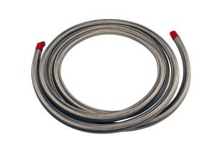 Aeromotive Fuel System Hose, Fuel, Stainless Steel Braided, AN-10 x 12' 15709