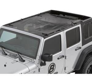 Bestop Sun Bikini Top - Jeep 2007-2018 Wrangler JK Unlimited; Safari style 52401-11