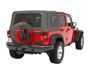 Bestop HighRock 4x4 Oversize Tire Carrier - Jeep 2007-2018 Wrangler JK 2DR & 4DR 61961-01