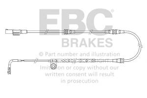 EBC Brakes High quality OE style wear lead sensor for vehicles with electronic brake. EFA151