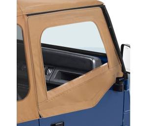 Bestop Upper Fabric Half-doors - Jeep 1988-1995 Wrangler 51782-37