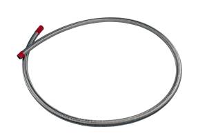 Aeromotive Fuel System Hose, Fuel, Stainless Steel Braided, AN-06 x 4' 15701