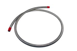 Aeromotive Fuel System Hose, Fuel, Stainless Steel Braided, AN-08 x 4' 15704