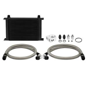 Mishimoto Universal Oil Cooler Kit, Black, 25 Row MMOC-UHBK