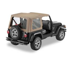 Bestop Replace-A-Top Fabric-only Soft Top - Jeep 1997-2002 Wrangler 51127-33