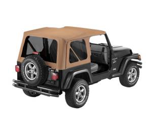 Bestop Replace-A-Top Fabric-only Soft Top - Jeep 1997-2002 Wrangler 51127-37