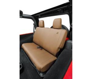 Bestop Seat Cover; Rear - Jeep 2008-2012 Wrangler Unlimited 29281-04
