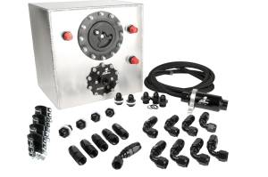 Aeromotive Fuel System Kit,Back (Eliminator Stealth Fuel System, 6 Gal; plumbing)2010 Ford Cobra Jet 17157