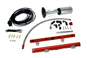 Aeromotive Fuel System System, C6 Corvette, 18671 Eliminator, 14106 LS-1 Rails, 16307 Wire Kit,Fittings 17180