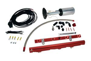 Aeromotive Fuel System System, C6 Corvette, 18671 Eliminator, 14114 LS-2 Rails, 16307 Wire Kit,Fittings 17182