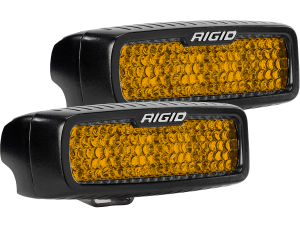 RIGID Industries SR-Q SERIES DIFFUSED REAR FACING HIGH/LOW SM AMBER SET OF 2 90161